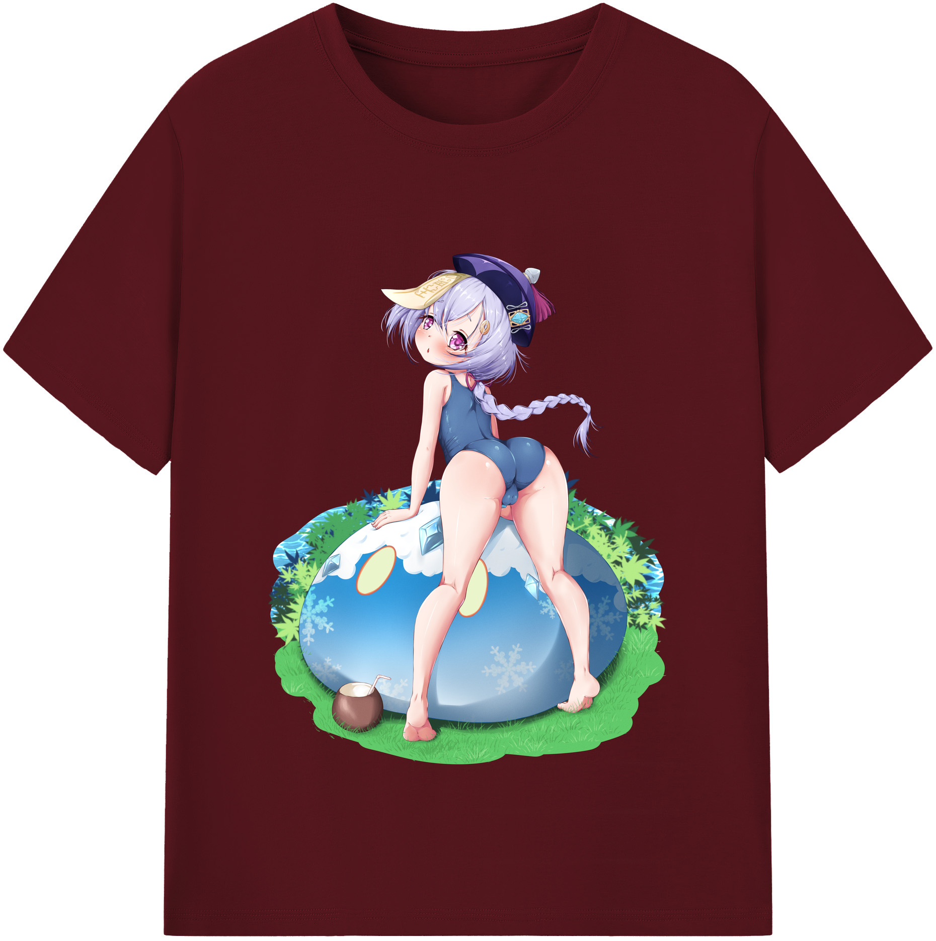 げんし神 七七 なな  genshin Nana 綿100％半袖Tシャツ（フロントプリント）